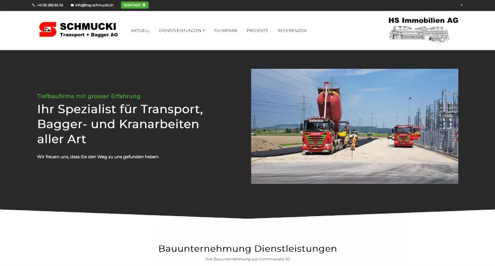 Schmucki Transport und Bagger Gommiswald